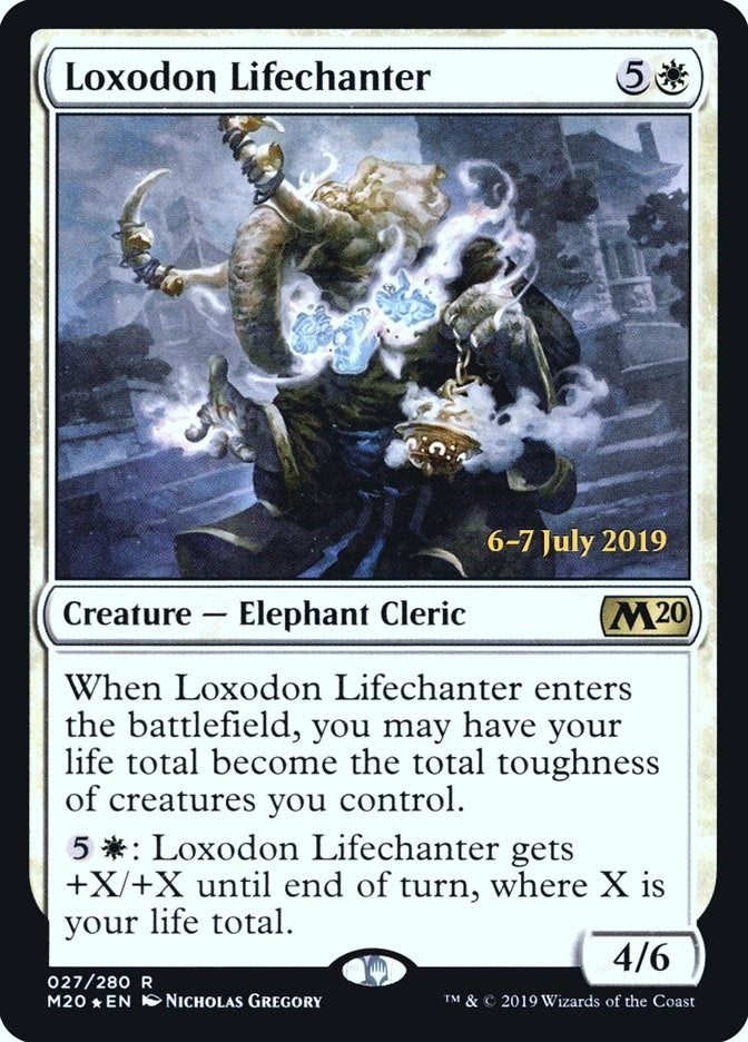 Image for Loxodon Lifechanter (27) [Prerelease Cards] - Magic: The Gathering
