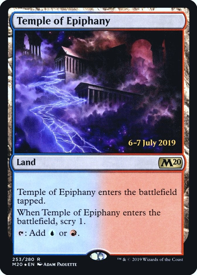 Image for Temple of Epiphany (M20) (253) [Prerelease Cards] - Magic: The Gathering