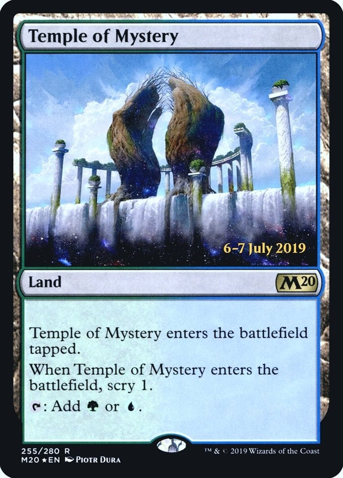 Image for Temple of Mystery (M20) (255) [Prerelease Cards] - Magic: The Gathering