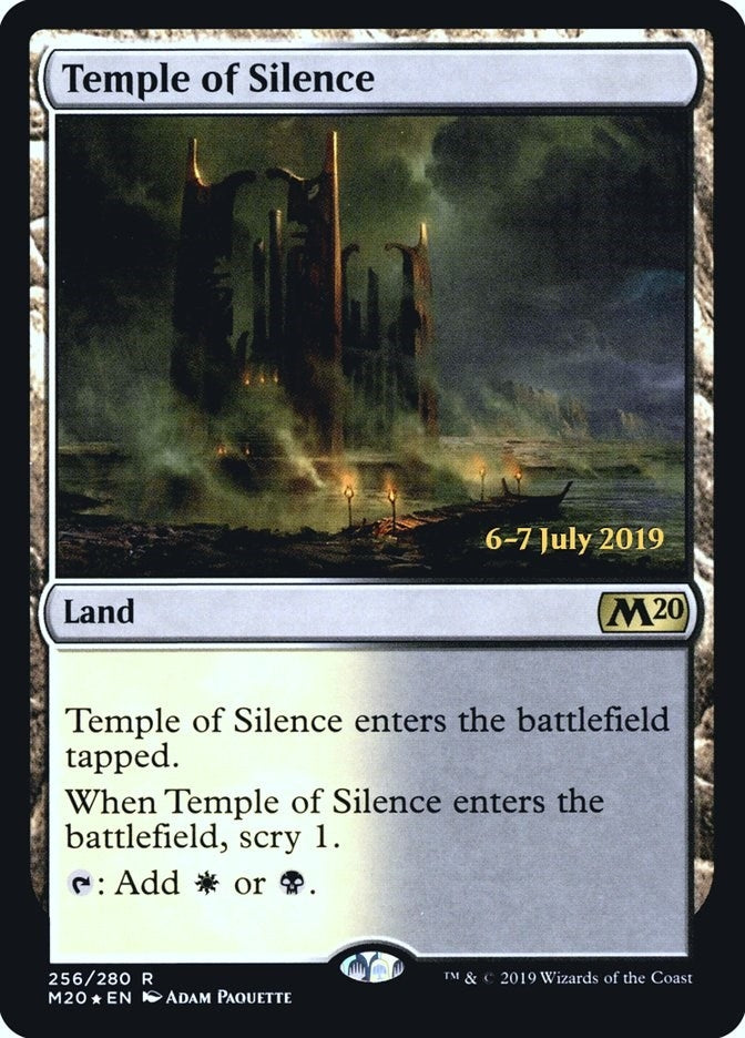 Image for Temple of Silence (M20) (256) [Prerelease Cards] - Magic: The Gathering