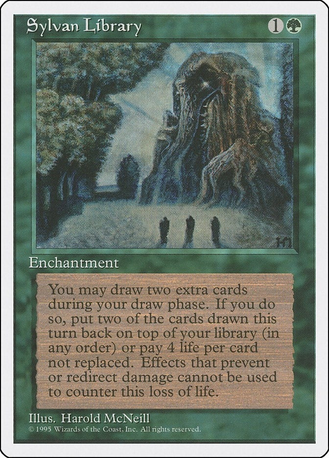 Image for Sylvan Library (157) [Fourth Edition] - Magic: The Gathering