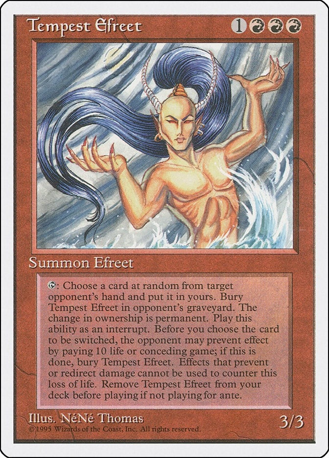 Image for Tempest Efreet [Fourth Edition] - Magic: The Gathering