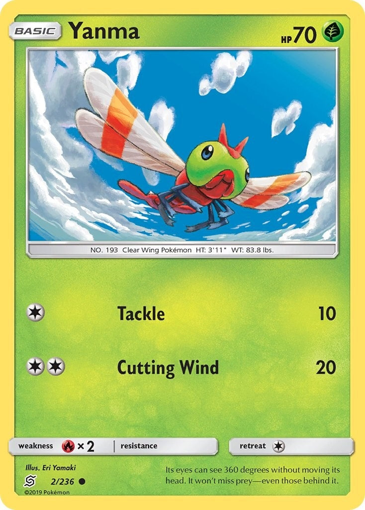 Image for Yanma (2/236) [SM - Unified Minds] - Pokemon