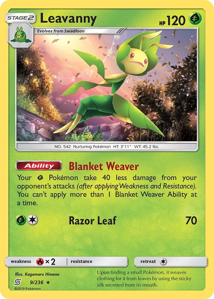 Image for Leavanny (9/236) [SM - Unified Minds] - Pokemon