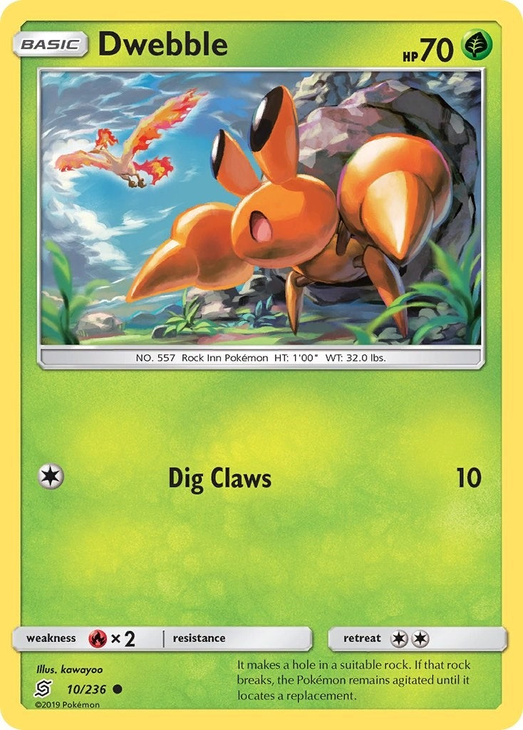 Image for Dwebble (10/236) [SM - Unified Minds] - Pokemon