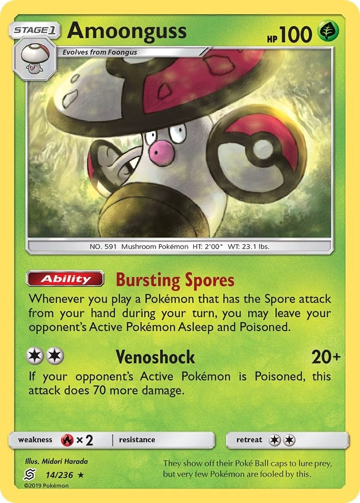 Image for Amoonguss (14/236) [SM - Unified Minds] - Pokemon