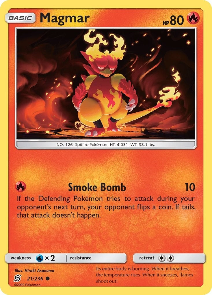 Image for Magmar (21/236) [SM - Unified Minds] - Pokemon