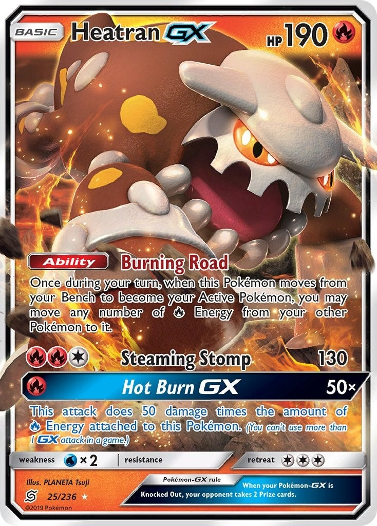 Image for Heatran GX (25/236) [SM - Unified Minds] - Pokemon