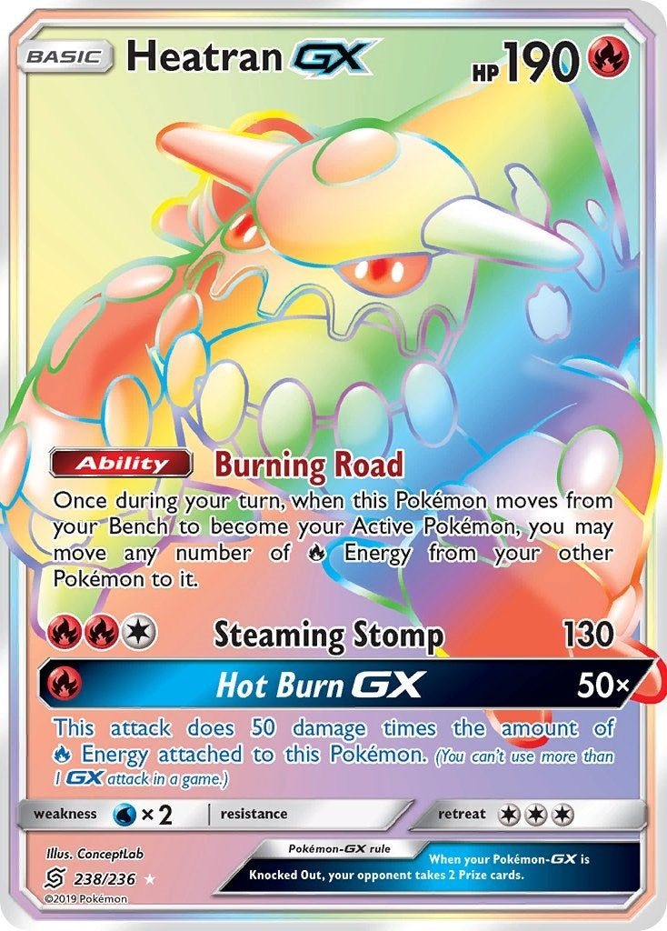 Image for Heatran GX (Secret) (238/236) [SM - Unified Minds] - Pokemon