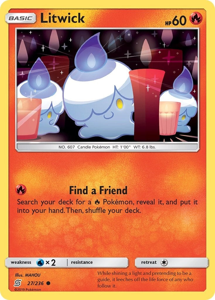 Image for Litwick (27) (27/236) [SM - Unified Minds] - Pokemon