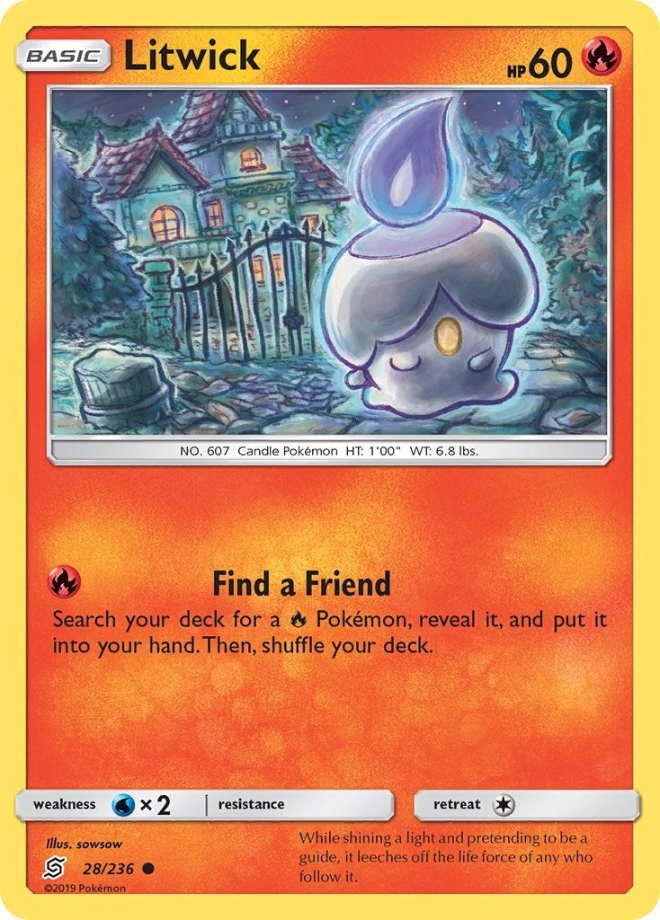 Image for Litwick (28) (28/236) [SM - Unified Minds] - Pokemon
