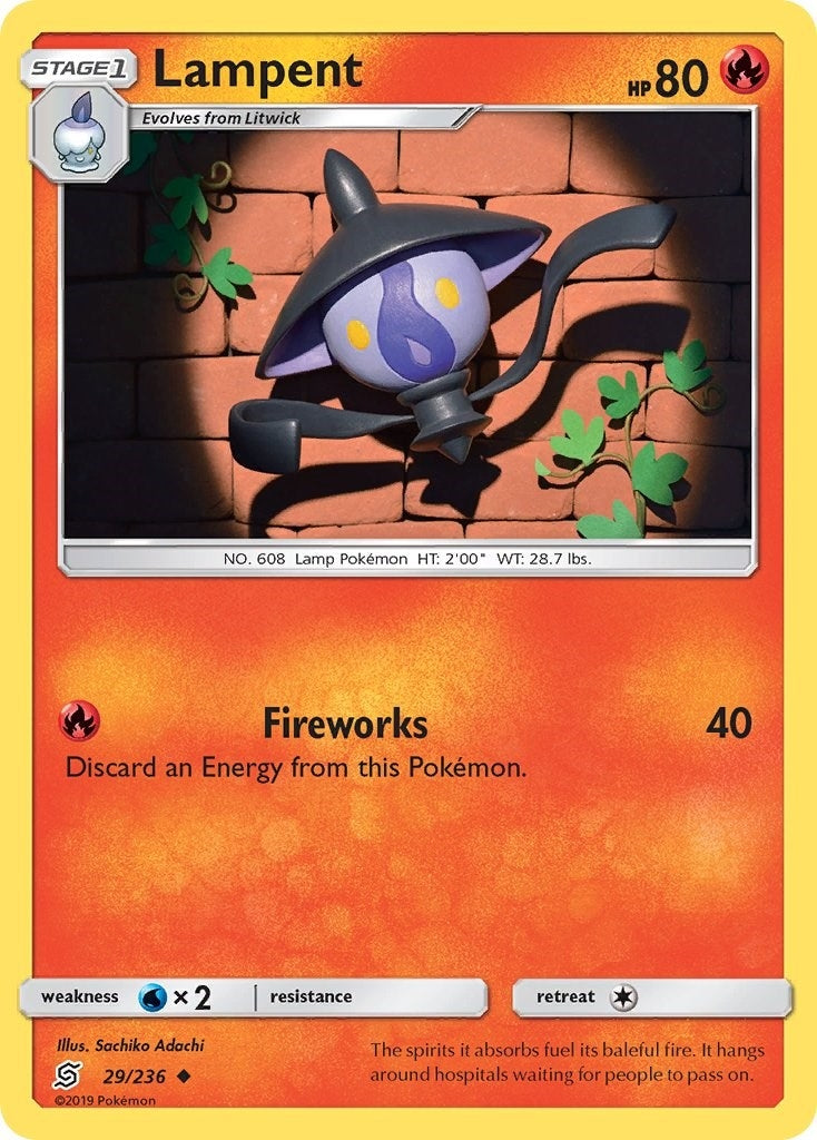 Image for Lampent (29/236) [SM - Unified Minds] - Pokemon