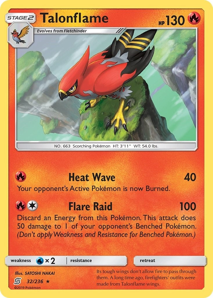 Image for Talonflame (32/236) [SM - Unified Minds] - Pokemon