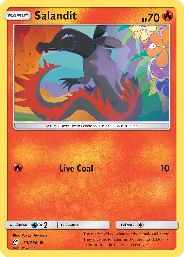 Image for Salandit (33) (33/236) [SM - Unified Minds] - Pokemon