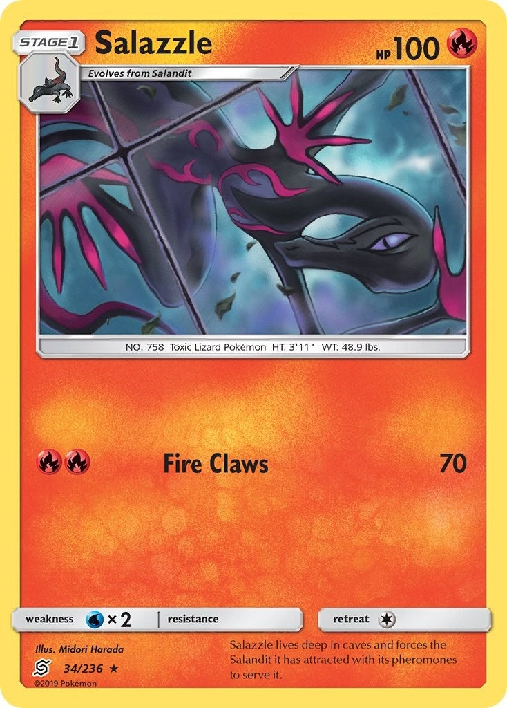 Image for Salazzle (34) (34/236) [SM - Unified Minds] - Pokemon