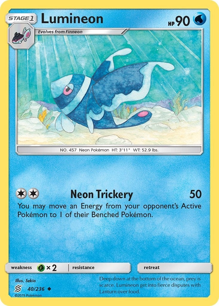 Image for Lumineon (40/236) [SM - Unified Minds] - Pokemon