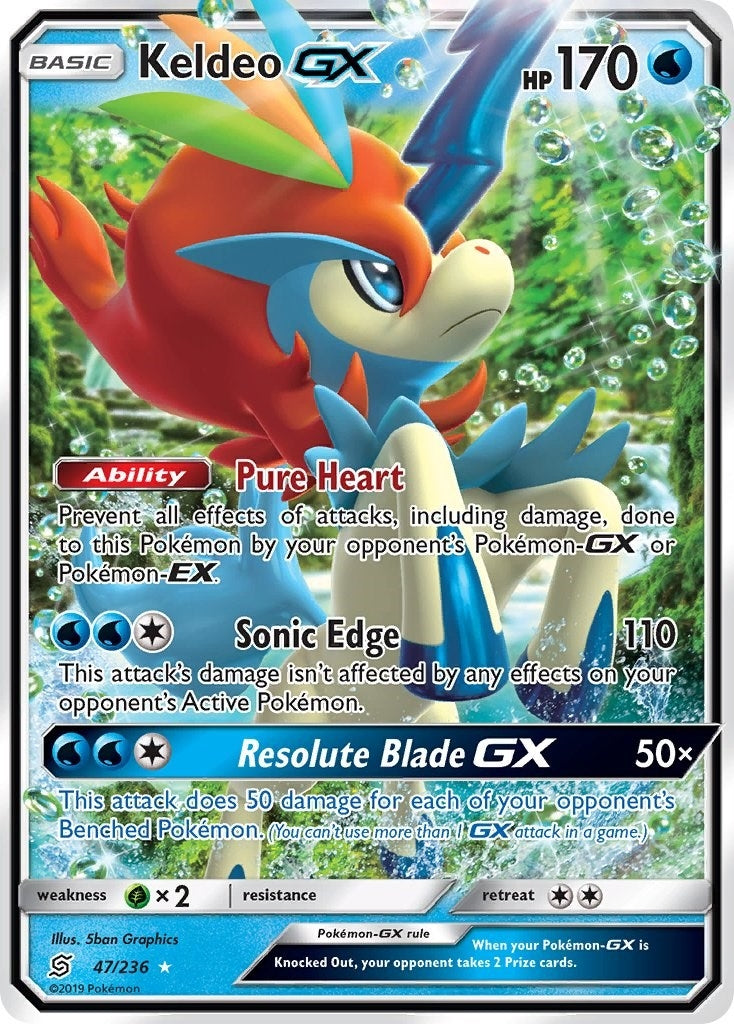 Image for Keldeo GX (47/236) [SM - Unified Minds] - Pokemon