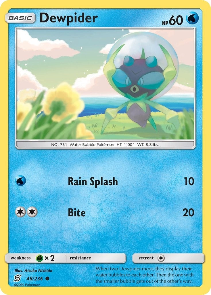 Image for Dewpider (48/236) [SM - Unified Minds] - Pokemon