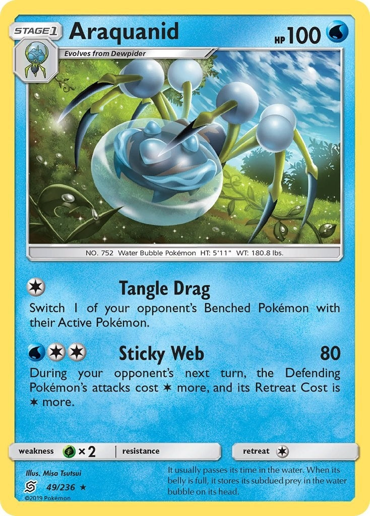 Image for Araquanid (49/236) [SM - Unified Minds] - Pokemon