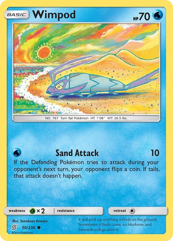 Image for Wimpod (50/236) [SM - Unified Minds] - Pokemon