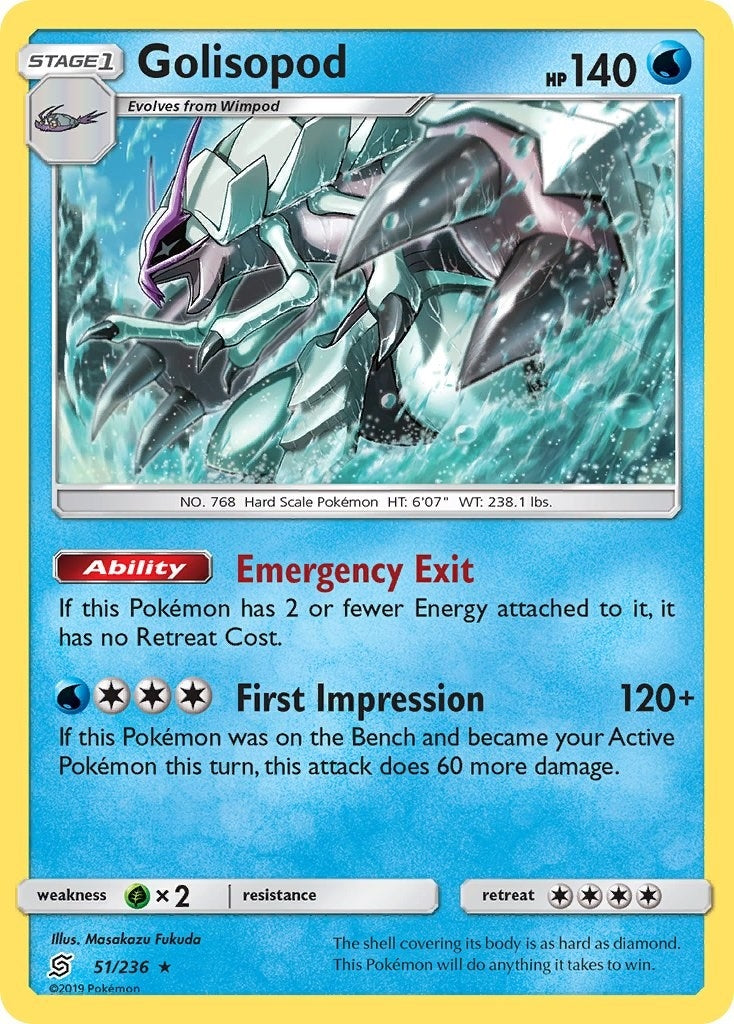 Image for Golisopod (51/236) [SM - Unified Minds] - Pokemon