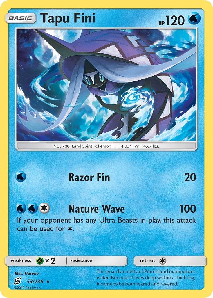 Image for Tapu Fini (53/236) [SM - Unified Minds] - Pokemon