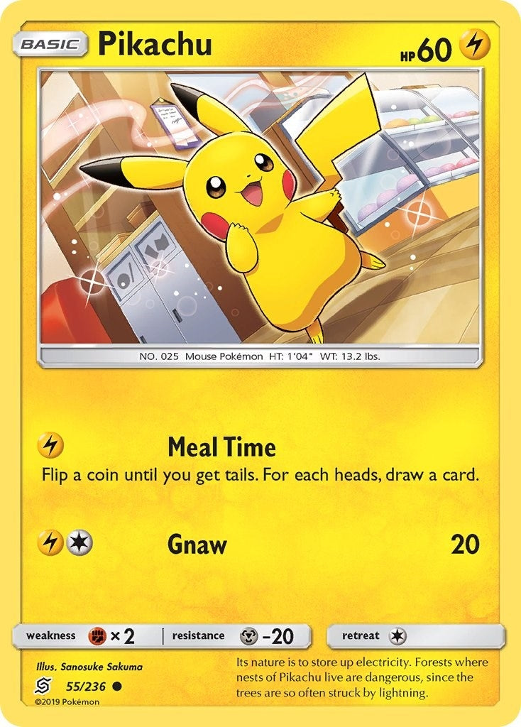 Image for Pikachu (55) (55/236) [SM - Unified Minds] - Pokemon