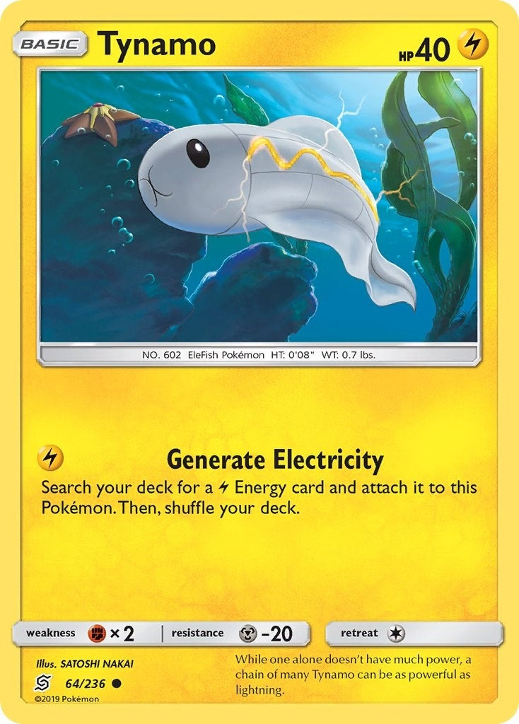 Image for Tynamo (64) (64/236) [SM - Unified Minds] - Pokemon