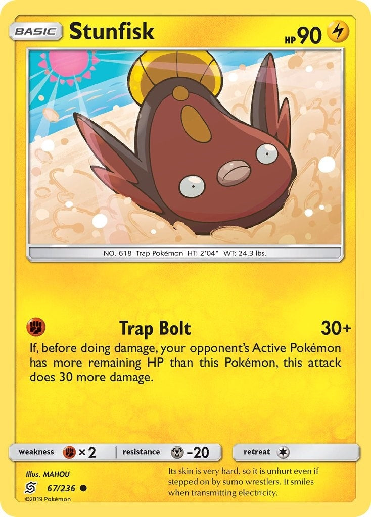 Image for Stunfisk (67/236) [SM - Unified Minds] - Pokemon
