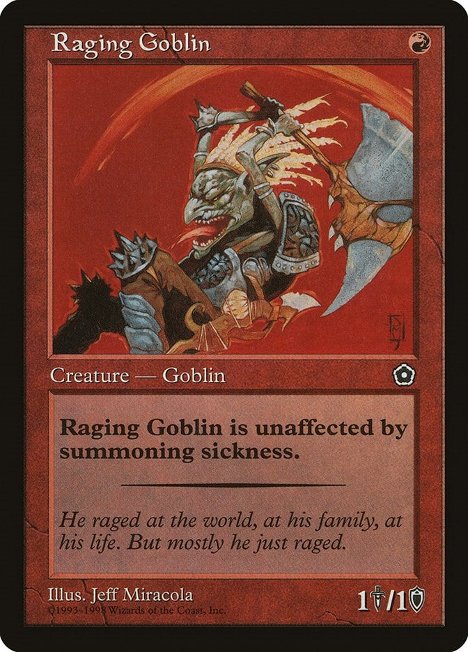 Image for Raging Goblin [Portal Second Age] - Magic: The Gathering