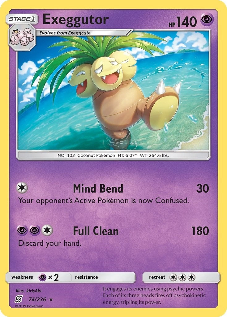 Image for Exeggutor (74/236) [SM - Unified Minds] - Pokemon