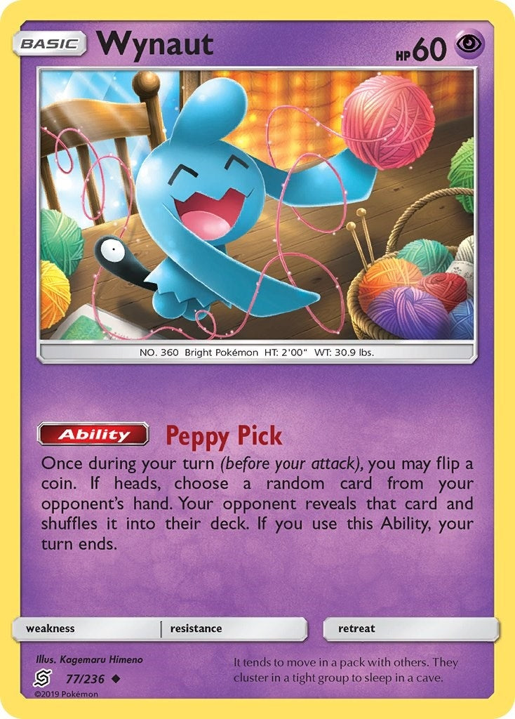 Image for Wynaut (77/236) [SM - Unified Minds] - Pokemon