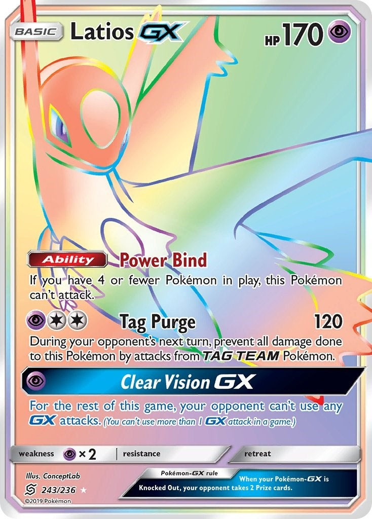 Image for Latios GX (Secret) (243/236) [SM - Unified Minds] - Pokemon
