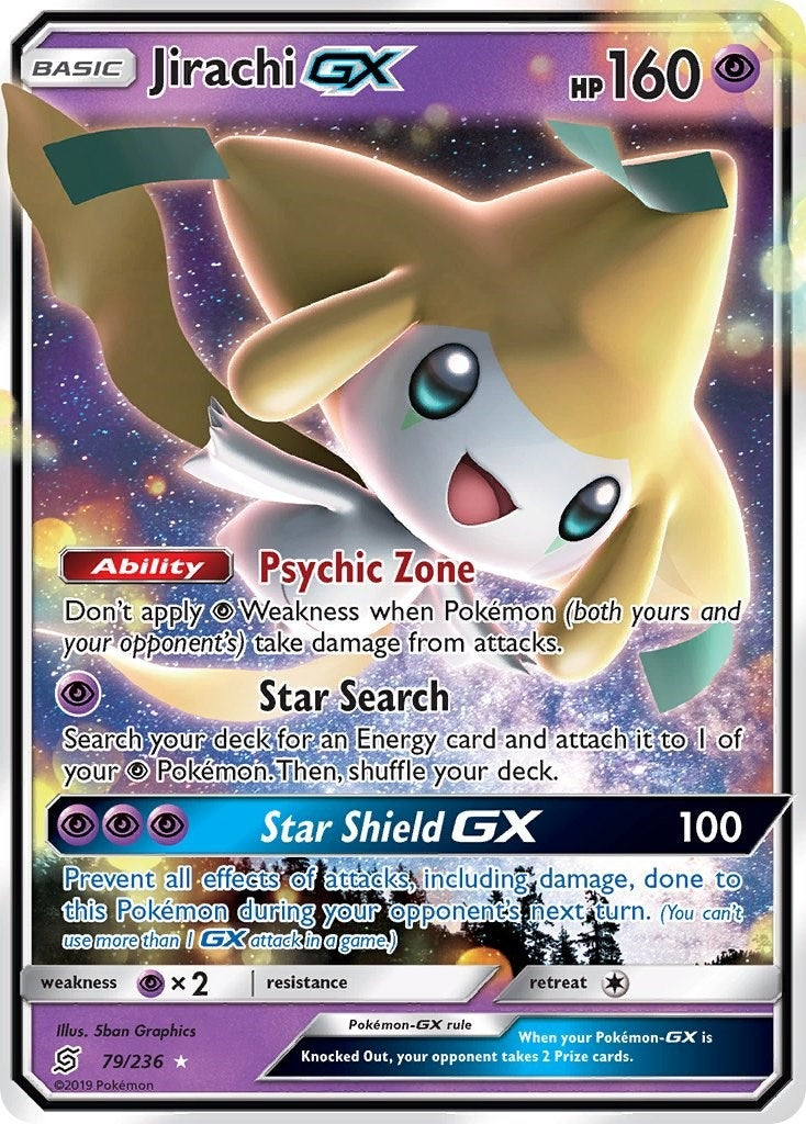 Image for Jirachi GX (79/236) [SM - Unified Minds] - Pokemon