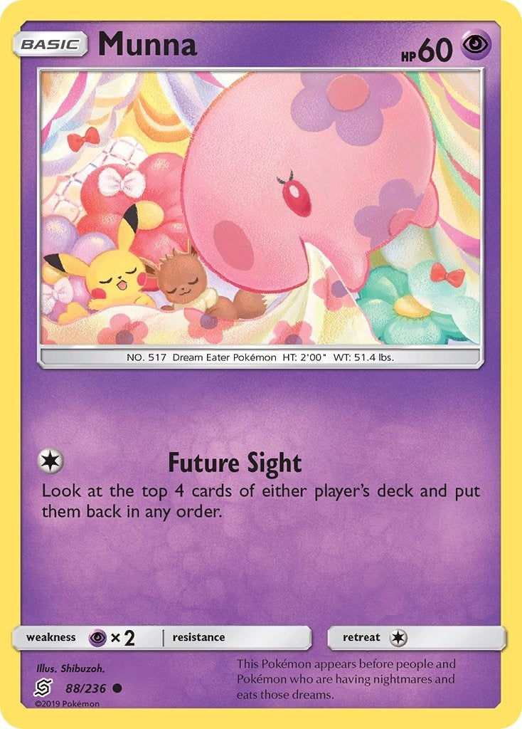 Image for Munna (88/236) [SM - Unified Minds] - Pokemon