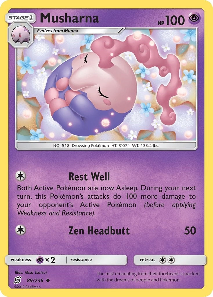 Image for Musharna (89/236) [SM - Unified Minds] - Pokemon
