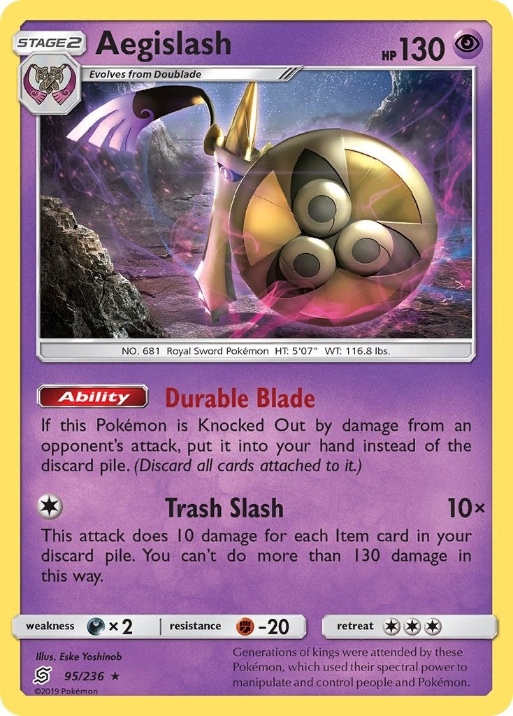 Image for Aegislash (95/236) [SM - Unified Minds] - Pokemon