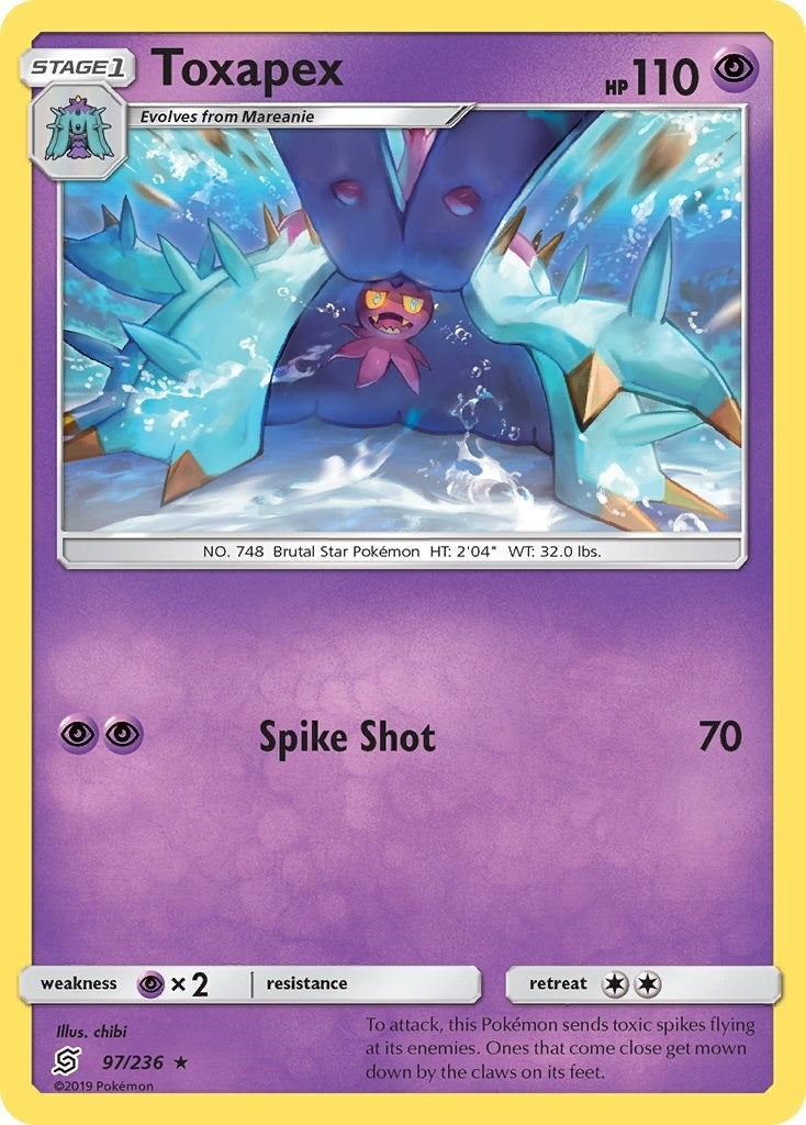 Image for Toxapex (97/236) [SM - Unified Minds] - Pokemon