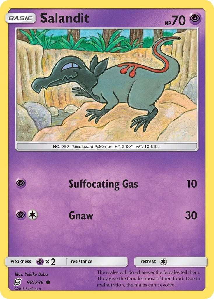 Image for Salandit (98) (98/236) [SM - Unified Minds] - Pokemon