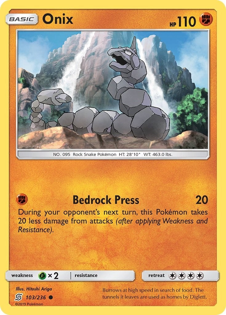 Image for Onix (103/236) [SM - Unified Minds] - Pokemon