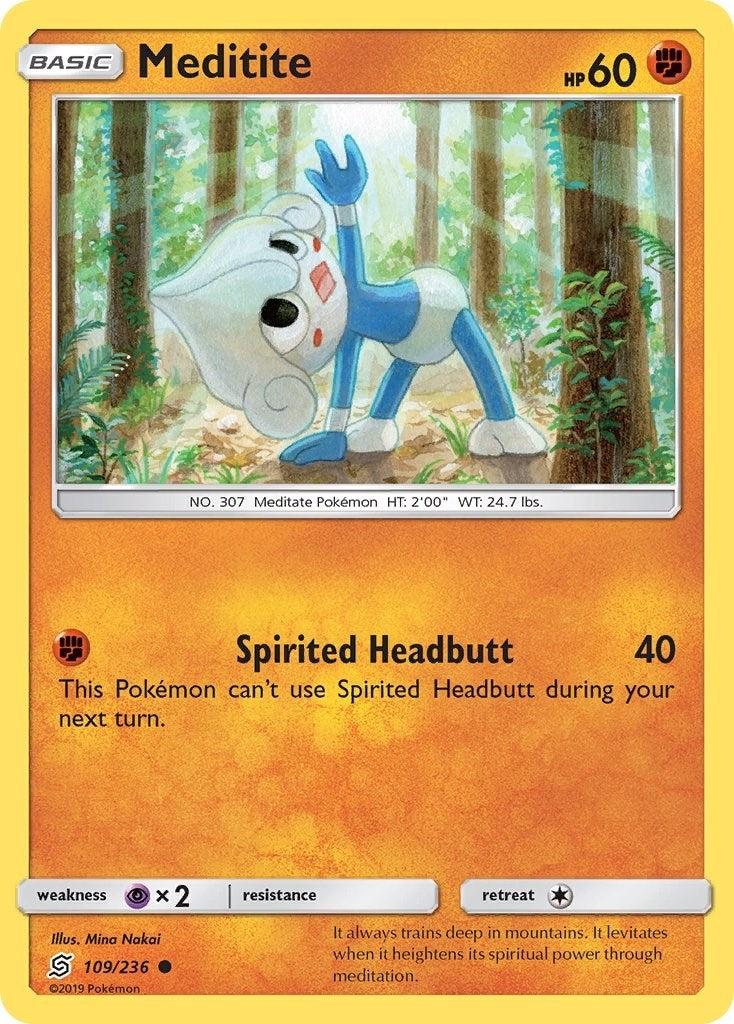 Image for Meditite (109/236) [SM - Unified Minds] - Pokemon