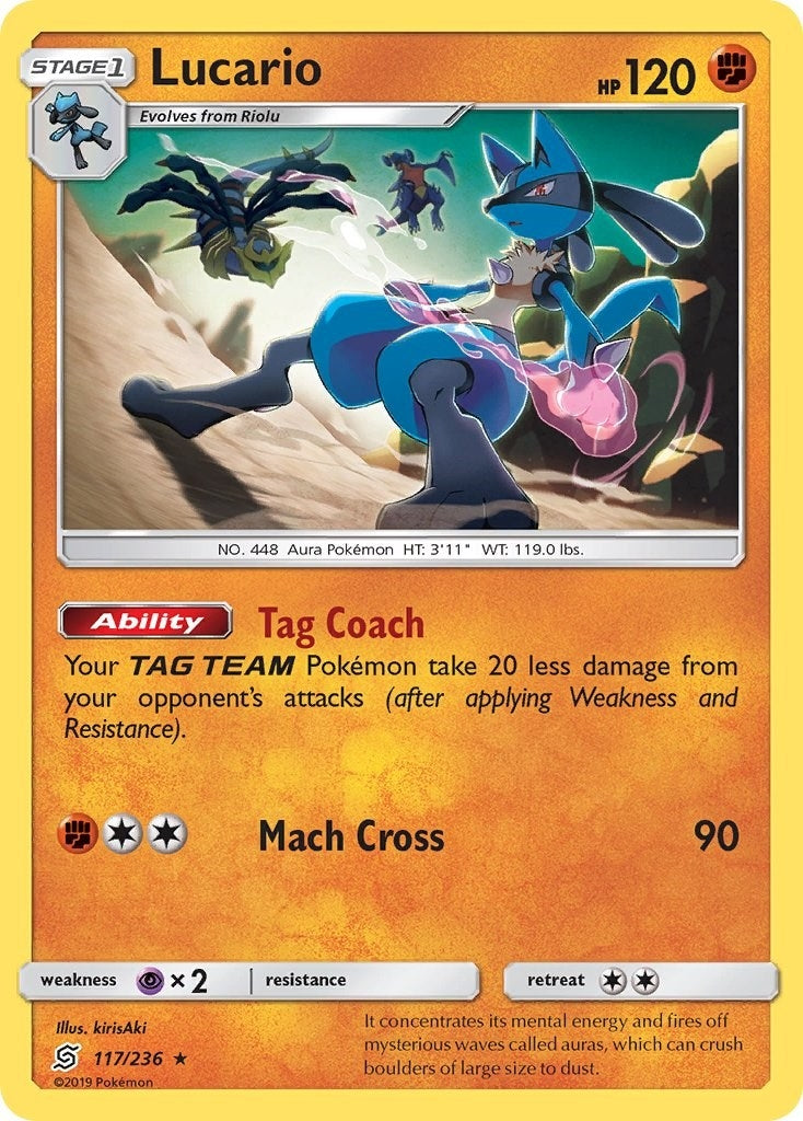 Image for Lucario (117/236) [SM - Unified Minds] - Pokemon