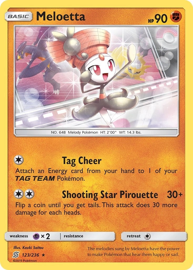 Image for Meloetta (123/236) [SM - Unified Minds] - Pokemon
