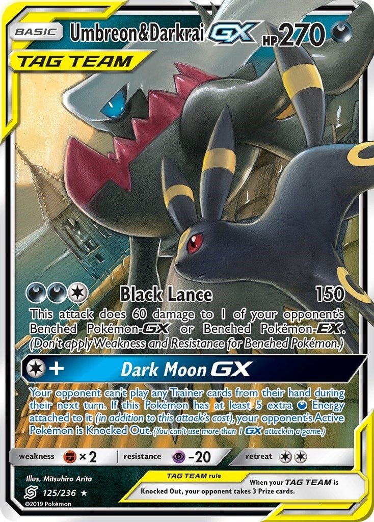 Image for Umbreon & Darkrai GX (125/236) [SM - Unified Minds] - Pokemon