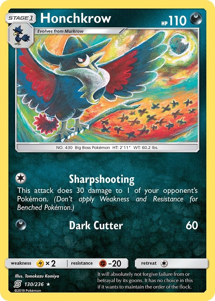 Image for Honchkrow (130/236) [SM - Unified Minds] - Pokemon