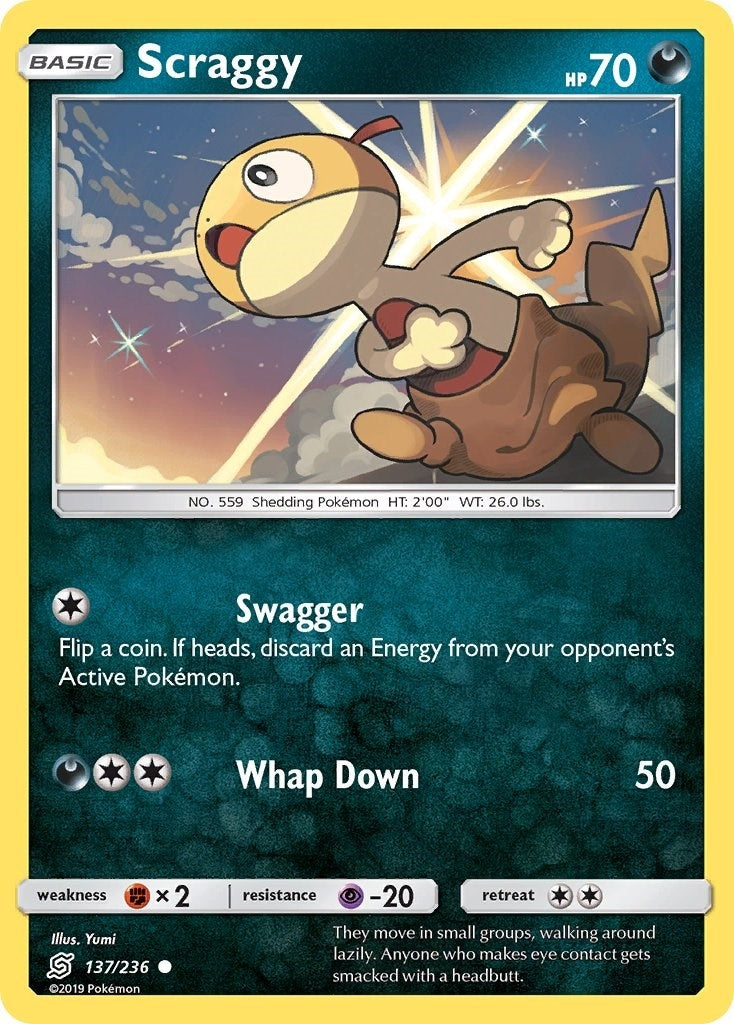 Image for Scraggy (137/236) [SM - Unified Minds] - Pokemon