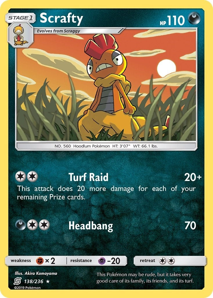 Image for Scrafty (138/236) [SM - Unified Minds] - Pokemon