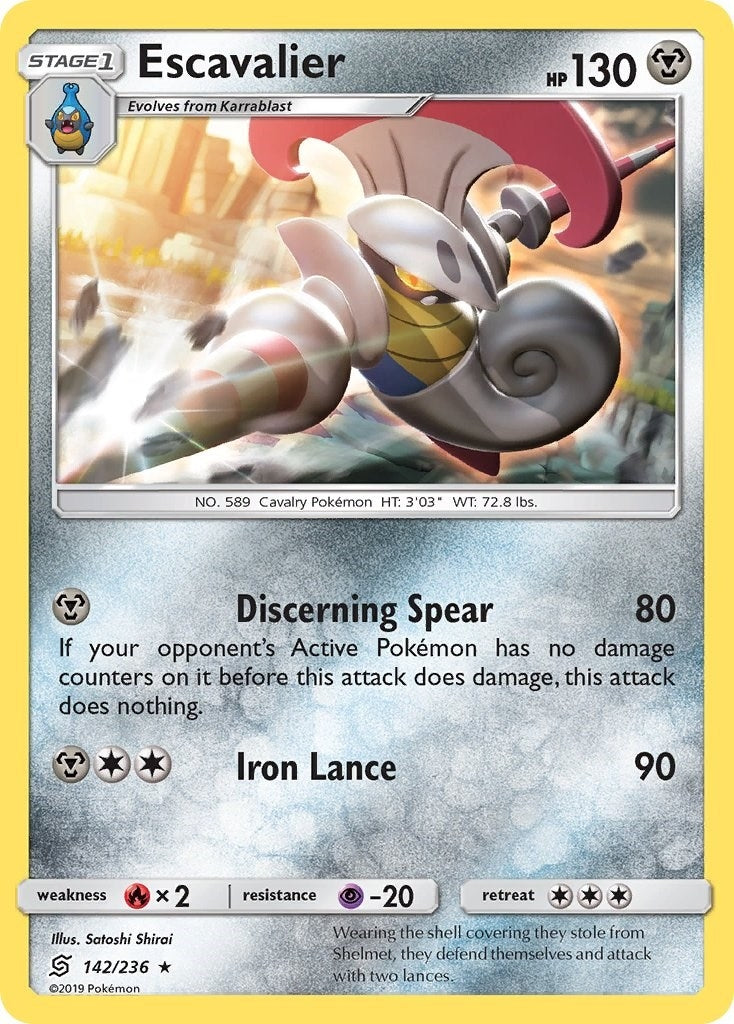 Image for Escavalier (142/236) [SM - Unified Minds] - Pokemon