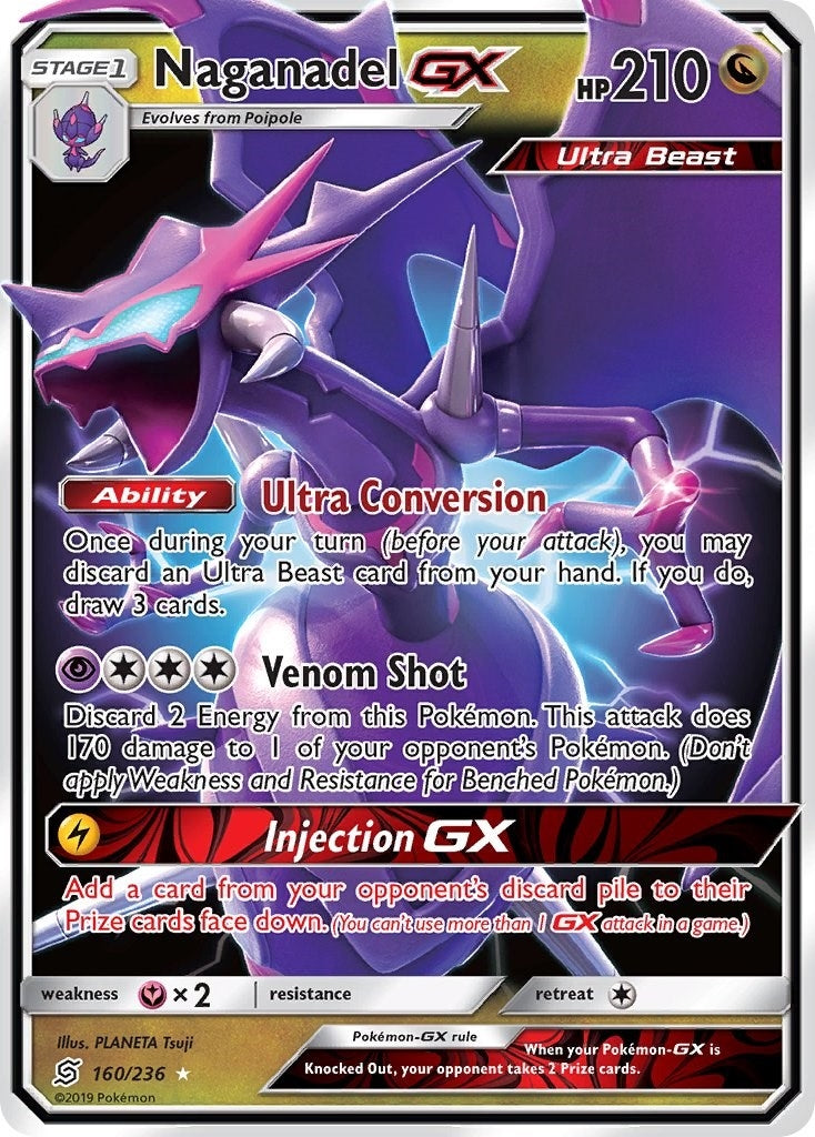 Image for Naganadel GX (160/236) [SM - Unified Minds] - Pokemon