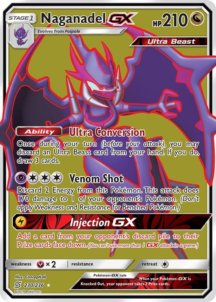 Image for Naganadel GX (Full Art) (230/236) [SM - Unified Minds] - Pokemon